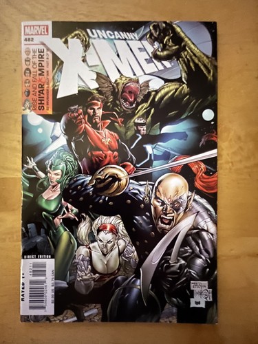 UNCANNY X-MEN # 482  NOT CGC RATED   FINE  6.0  MODERN  AGE 2006