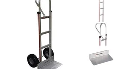  HMK15AG2C Aluminum Vertical Loop Handle, 18" x 9" Aluminum Extruded Hand Truck