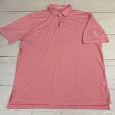 Peter Millar Featherweight Polo Shirt Mens XL NCR Country Club Logo