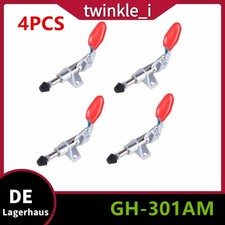 4x Kniehebelspanner Schnellspanner Kippklemme Werkstückhalter Mini Clamp