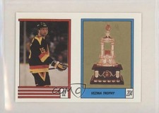 1989-90 O-Pee-Chee Album Stickers Rich Sutter Vezina Trophy #62-204 8tn