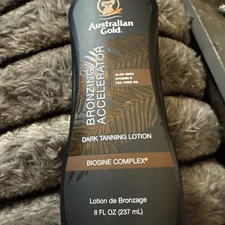 Australian Gold Bronzing Accelerator Dark Tanning Lotion 8 fl oz