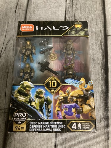 Figure Halo USNC Marina 5 Figure Mega Bloks HALO - Marina Femminile USNC, Defense Point Showdown, Da Collezione Mega Construx Halo - Foto 4