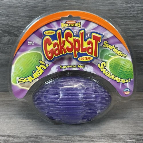 Gak Splat Football 2002 Nickelodeon Nick-Tivities Purple, New In Package