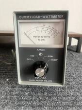 Yaesu YP-150 Dummy Load / Wattmeter with internal fan Tested and works