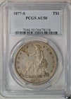 1877 S Trade dollar, PCGS AU50