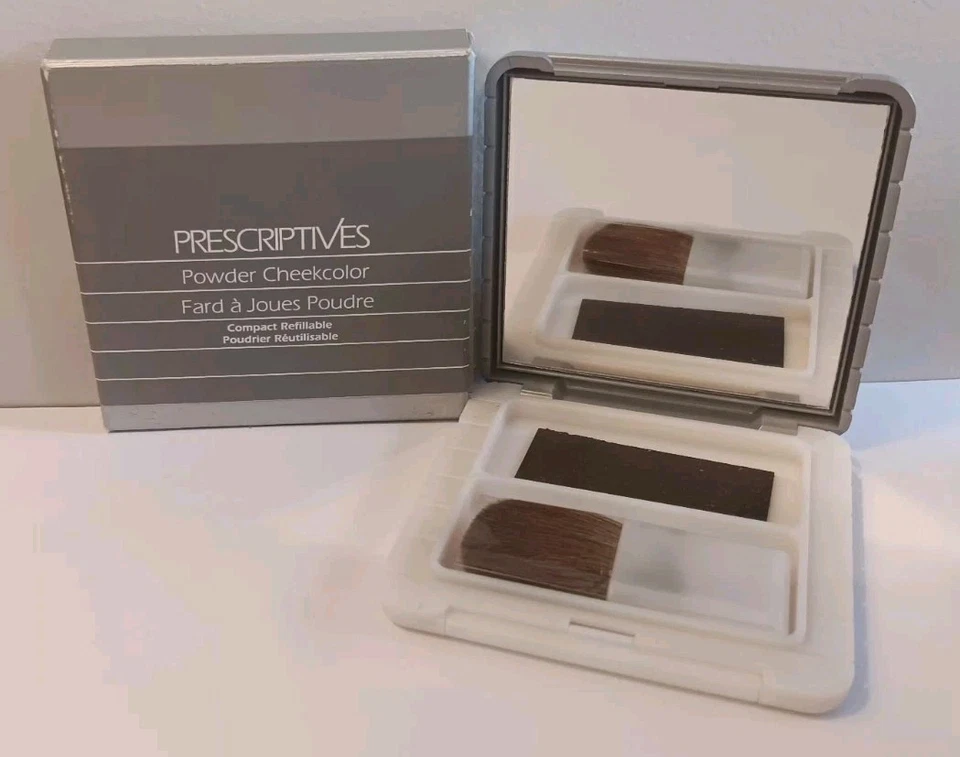 Prescriptives Powder Cheekcolor Compact Refillable & Blush Brush - NEW W/O BLUSH - Image 2 of 4
