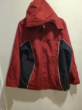 Womens Vintage Woolrich Full Zip Rain Jacket