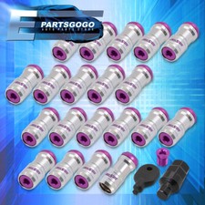 20pcs M12 X 1.5mm Openclose Extended Heavy Chrome Steel Racing Lug Nuts Purple 20pcs M12 X 1.5mm Openclose Extended Heavy Chrome Steel Racing Lug Nuts Purple
