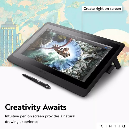 Wacom Cintiq 16 Creative Pen Display Digital Art Ready Graphic Design Gift scho - Afbeelding 11 van 11