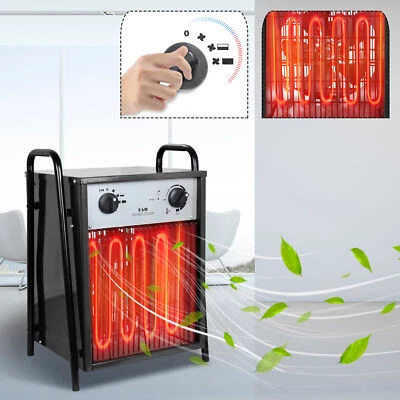 FROADP 9KW Einhell Elektro Heizer Bauheizer Heizlüfter Heizgerät Werkstatt Bautrockner