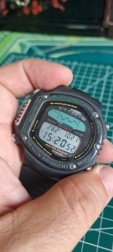 Vintage (1991) Casio ALT-6000 Twin Sensor Althi-Thermo Mod.960 Japan M *Working* - Foto 8 di 16