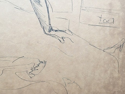 Original Nude Female Ink Drawing by Ben Shahn - Picture 5 of 9