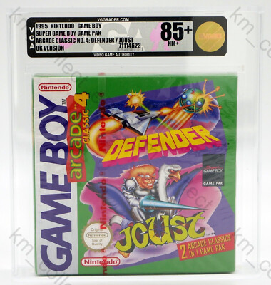 Arcade Classic No. 4 Defender & Joust Nintendo GameBoy GB SEALED VGA 85+