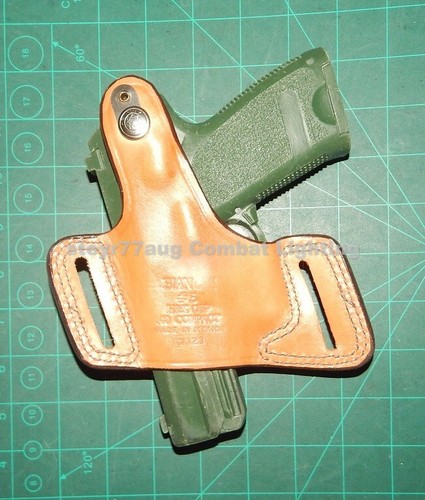 Bianchi Model 5 Black Widow Belt Holster H&K 45 Auto & USP Compact Without Light - Picture 10 of 11