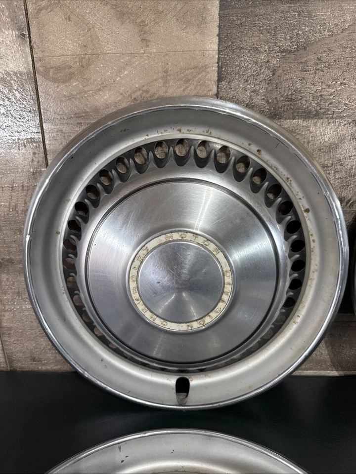 Conjunto (4) 1968 - 1971 Chevrolet Impala Van Nova calota aro tampa de roda calotas 14" - Imagem 2 de 4