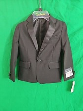 NWT Boys Nautica Black Tuxedo Jacket Size 5