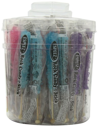 Rock Candy Crystal Sticks 36 Count, Net Wt. 1 Lb 12oz - Picture 3 of 9