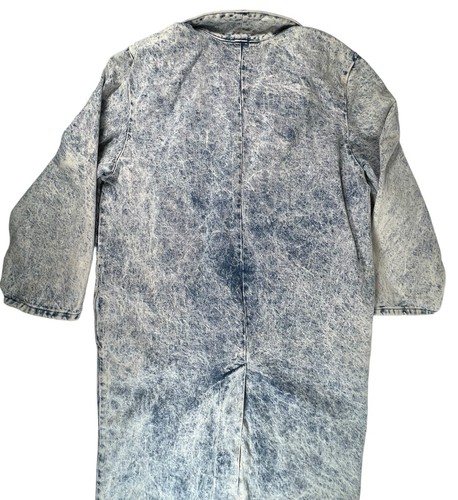 Vintage Roper 80s/90s Denim Acid Wash Oversize Duster Western Ranch Coat Size XL - Bild 11 von 12
