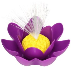 8" Fiber Optic Floating Flower Pool Party Night Light Spa Lighting 8506 SECOND