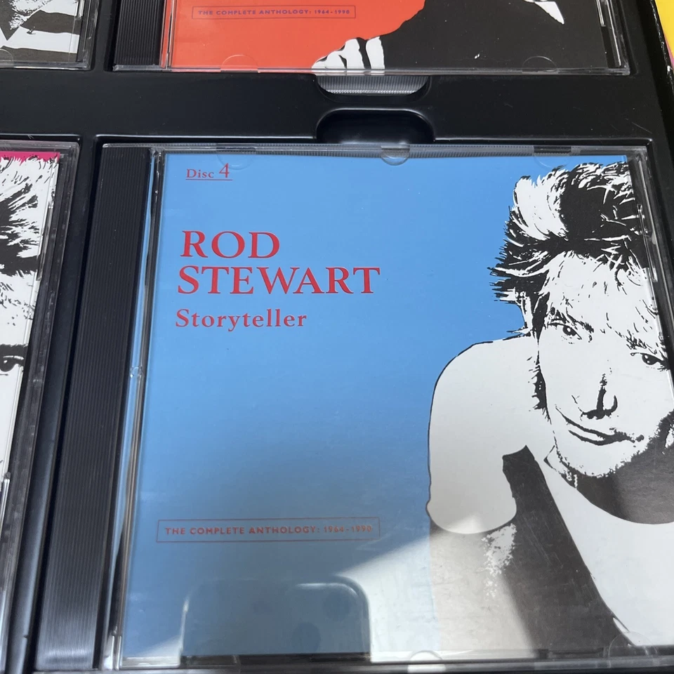 Rod Stewart CD album Box Set 4 Discs Anthology Storyteller Rock And Roll Album - Image 4 of 4