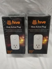 Hive Active Plug White Lot of 2. New in sealed box. For Alexa or Google nest