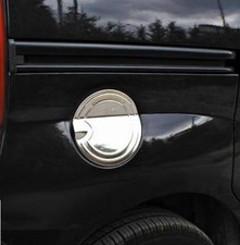 Chrome Fuel Flap Petrol Door Cap Trim Cover To Fit Fiat Fiorino 2007