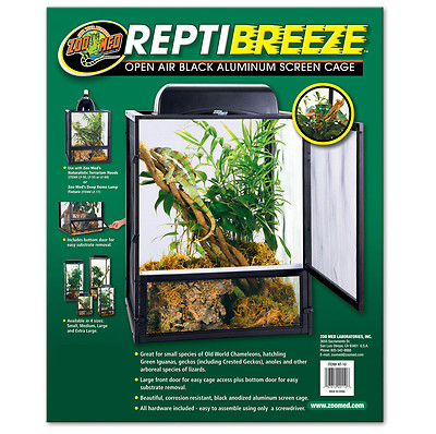 ZooMed ReptiBreeze Aluminium Terrarium Drahtgazeterrarium  61x61x122 cm NT-13