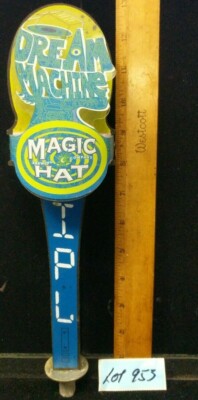 Rare Magic Hat Dream Machine IPL Lager IPA Stout Beer Tap Bar Pub Handle Lot 953