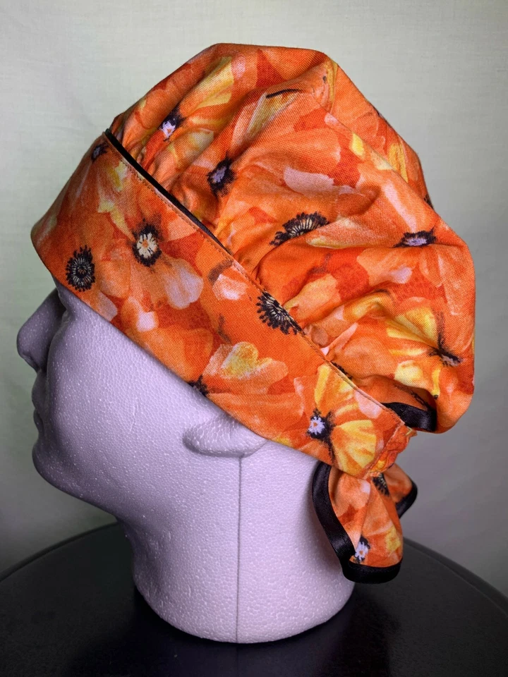 RN Cap Medical Surgical Scrub Nurse Hat Chef Headgear Headpiece HandMade in USA - Image 3 of 4