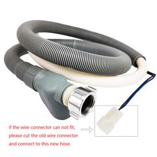 2M Dishwasher Inlet Fill Hose For Aquastop Samsung LG Omega Smeg Some Model Grey