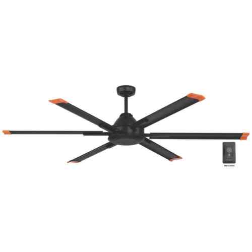 Commercial Electric High Velocity 6ft Indoor/Outdoor Matte Black Ceiling Fan - Picture 2 of 3