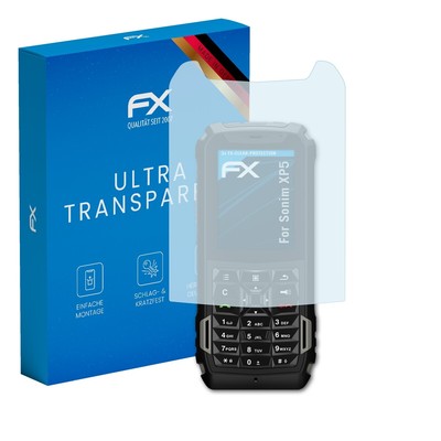atFoliX 3x Displayschutzfolie für Sonim XP5 Schutzfolie klar Folie