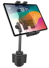 Cup Holder Car Tablet Mount for Truck, [Sturdy 2-Section Metal Arm] Car Cup 