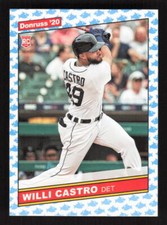 2020 Donruss Baby Shark Emoji #236 Willi Castro Rookie Detroit Tigers