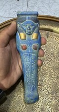 Rare Egyptian Hathor Statue Ancient Antiques Goddess of Sensuality Pharaonic BC