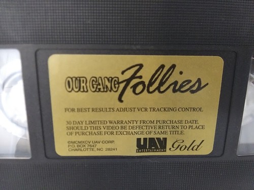 VHS Tapes Movies Dick Tracy Tron Our Gang Follies Box And Clam Cover Set Of 3 - Picture 2 of 10