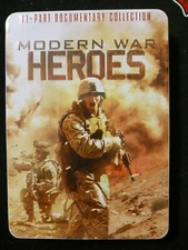 Modern War Heroes 11-Part Documentary Collection Collector's Tin DVD New Sealed