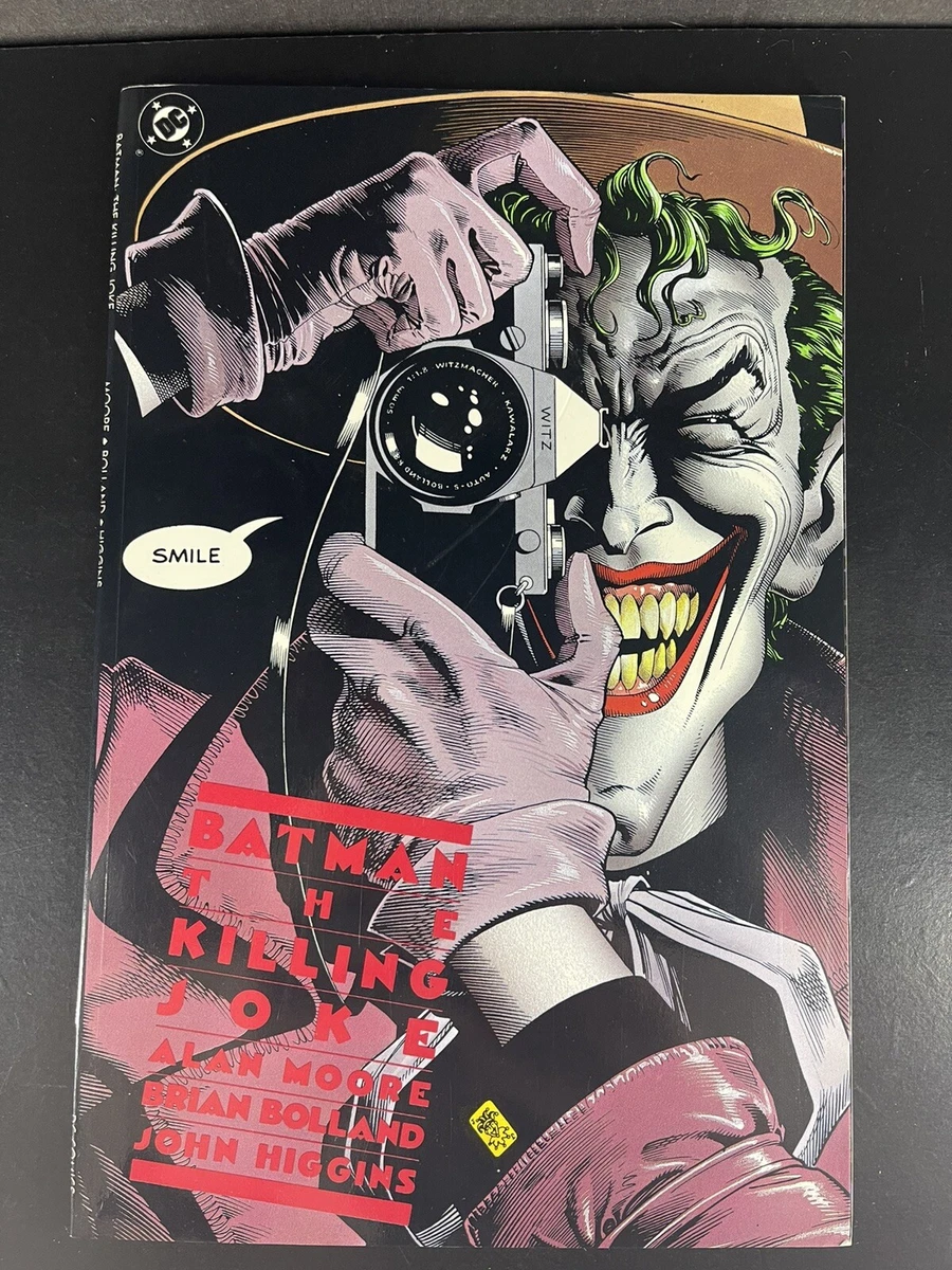 BATMAN: THE KILLING JOKE, 9TH PRINT, DC 1988, RARE HTF CRIMSON Joker Cover Art