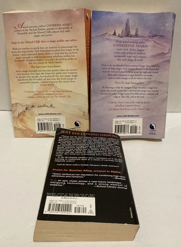 Lot of 3 Catherine Asaro PB TPB Alpha The Dawn Star The Fire Opal Paperback Book - Foto 3 di 4