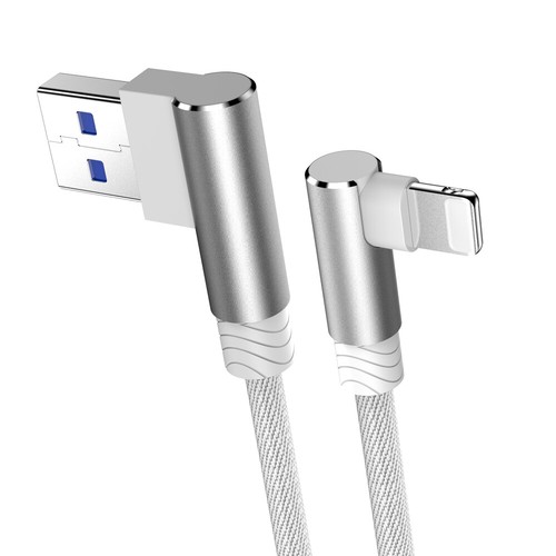 1M 2M 3M 90 Degree Fast Charging Charger USB Data Cable Cord For iPhone iPad iOS - Picture 16 of 16