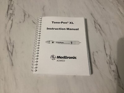 Medtronic  TONO-PEN XL Applanation Tonometer instruction Manual