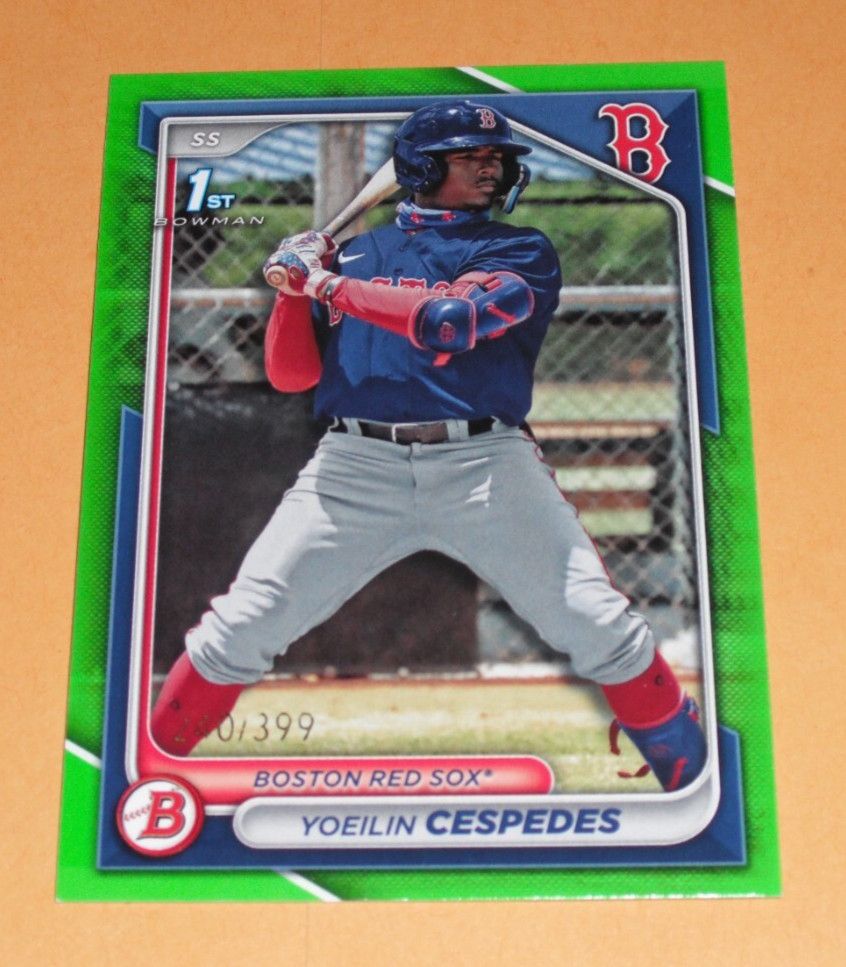 2024 Bowman Prospect Yoeilin Cespedes 1st Bowman Neon Green #BP-139 240/399