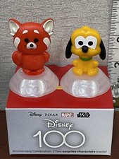 Walt DISNEY 100 Anniversary MCDONALDS Toys PLUTO  PANDA Turning RED Figures 26