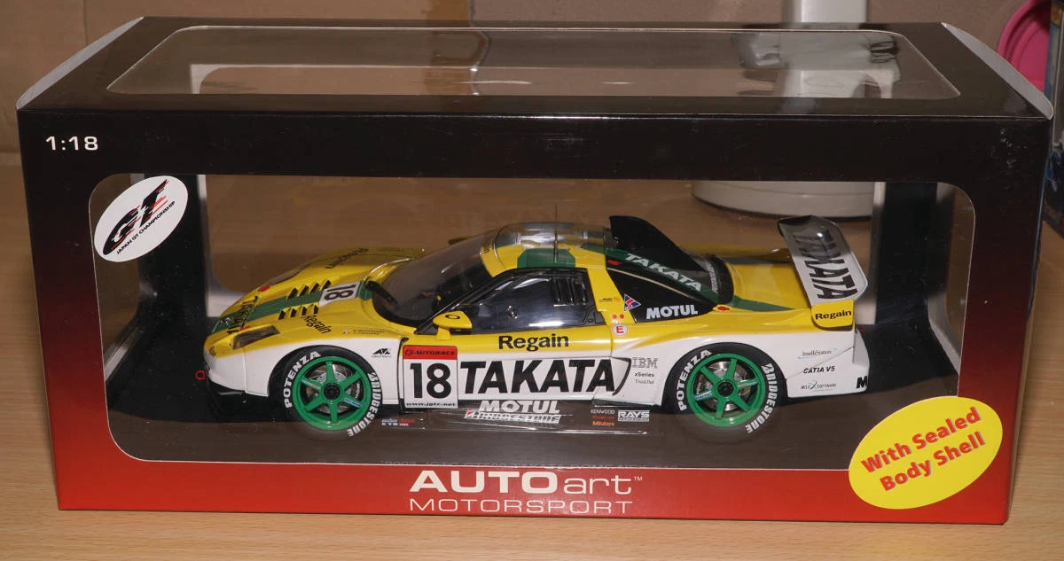 Auto Art 1/18 HONDA JGTC TAKATA DOME NSX 18 2003 | eBay