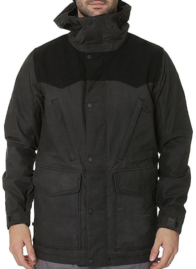 Burton X6406 Mens Black Folsom Snow Jacket Size M