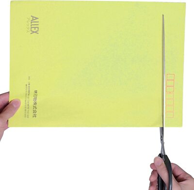 Alex ALLEX Scissors L 17111 Just size for A4 paper Stationary From Alex ALLEX Scissors L 17111 Just size for A4 paper Stationary From