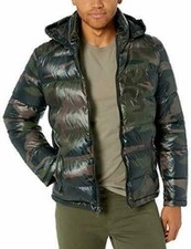guess camouflage coats & jackets