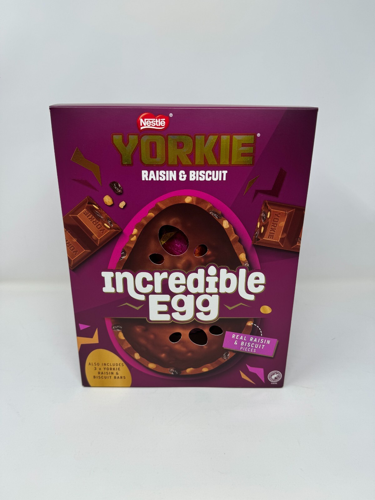 Nestle Premium Incredible Egg Smarties, Yorkie Rowntree Randoms Easter