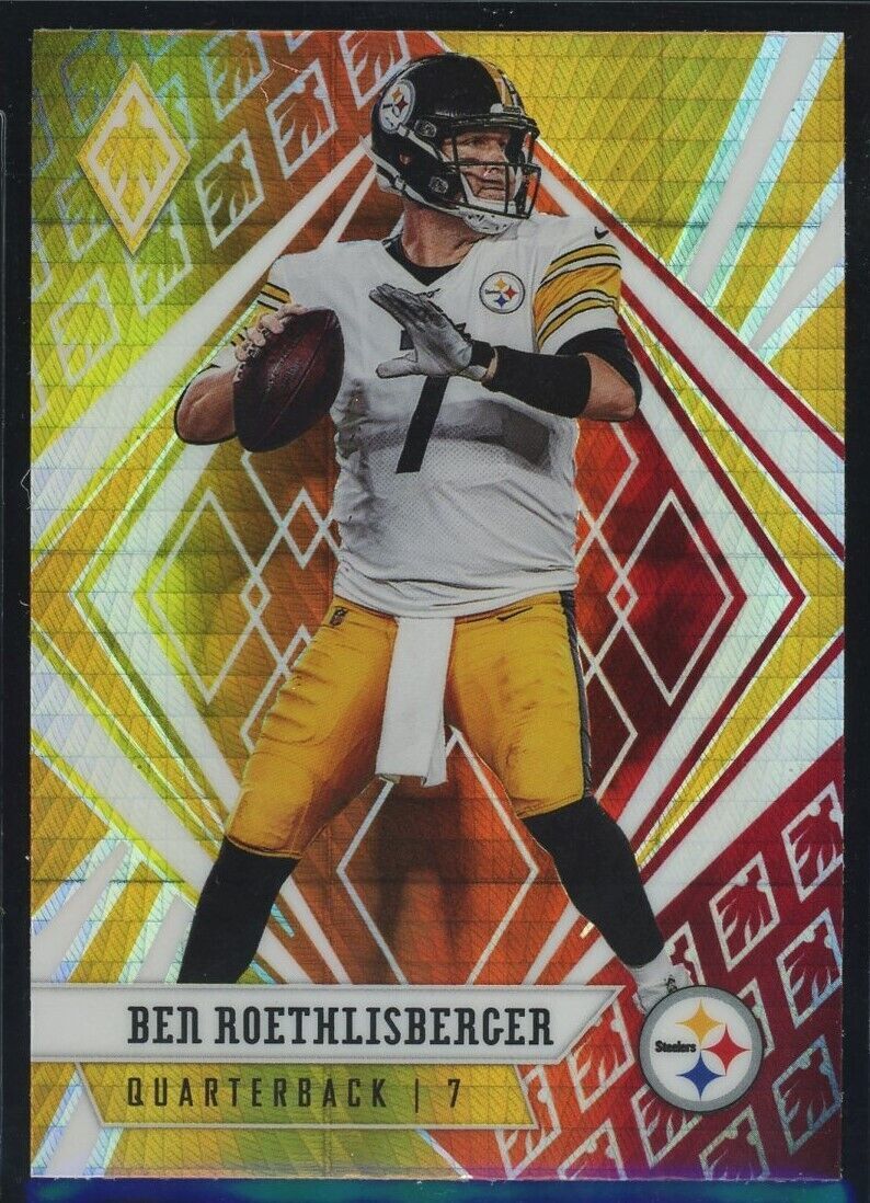 2020 Panini Phoenix Ben Roethlisberger Fire Burst Parallel Steelers #2